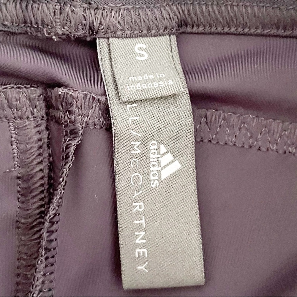 Adidas x Stella McCartney Run Tights Leggings Mesh Zipper - Picture 9 of 10